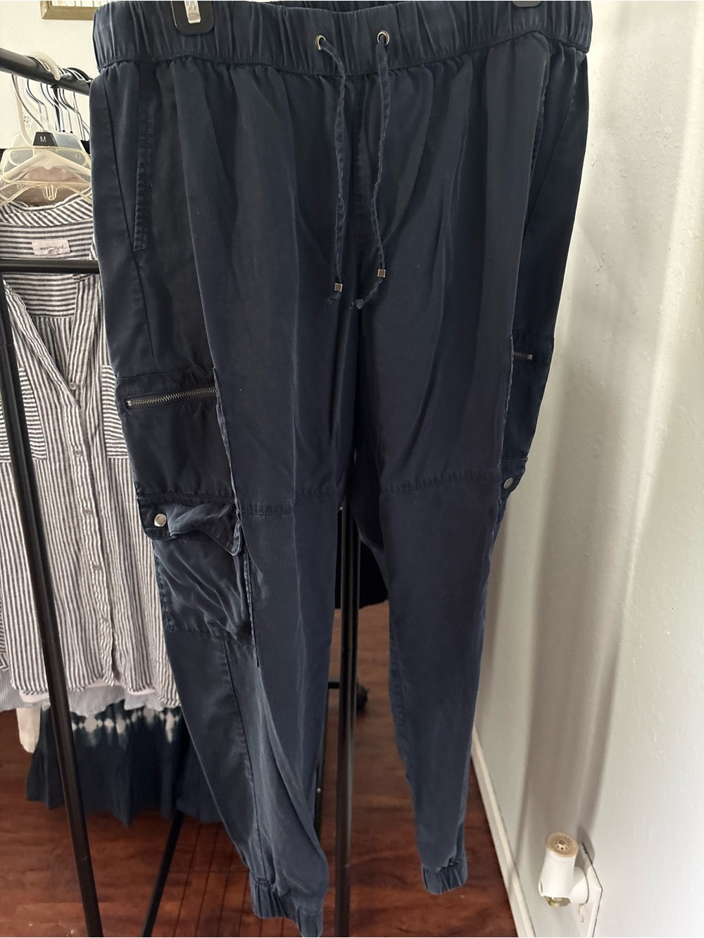 Banana Republic Navy Cargo Jogger Pants